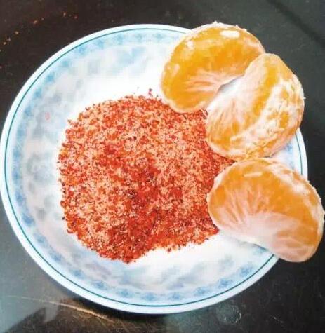 水果配辣椒鹽