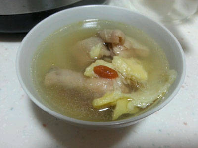 榴蓮燉雞