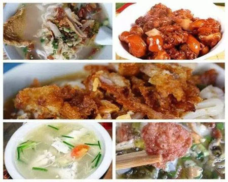明珠斜對面特色小吃街