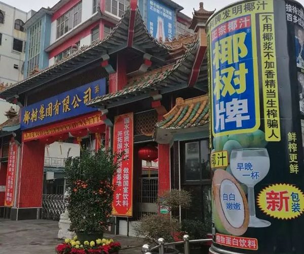 椰樹(shù)集團總部門(mén)前